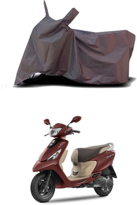 VESMEI Two Wheeler Cover for TVS(Scooty Zest, Blue)