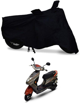 MMSSTAR Waterproof Two Wheeler Cover for Okinawa(Ridge Plus, Black)