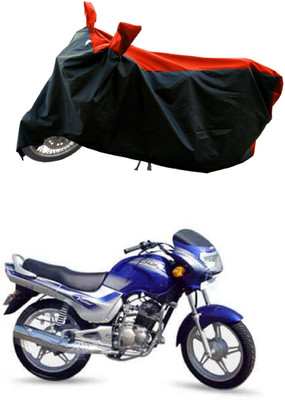 DeepShakshi AUTOMOTIVE Waterproof Two Wheeler Cover for TVS(Victor Edge, Red, Black)