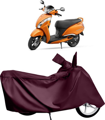 DeepShakshi AUTOMOTIVE Waterproof Two Wheeler Cover for TVS(Jupiter 125, Maroon)