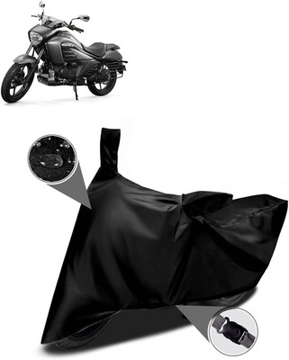AutoGalaxy Waterproof Two Wheeler Cover for Suzuki(intruder 150, Black)