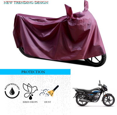 ANTHUB Waterproof Two Wheeler Cover for Honda(CD 110 Dream, Maroon)