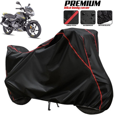 AUTOCAD Waterproof Two Wheeler Cover for Bajaj(Pulsar 150 BS6, Black, Red, Multicolor)