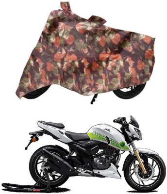 Genipap Two Wheeler Cover for TVS(Apache RTR 200 Fi E100, Multicolor)