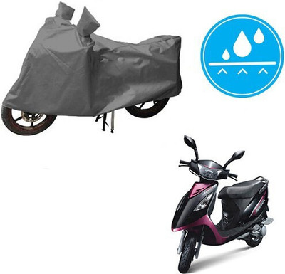 MMSSTAR Waterproof Two Wheeler Cover for TVS(Scooty Streak, Grey)