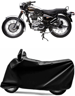 V VINTON Two Wheeler Cover for Royal Enfield(Electra Delux, Black)