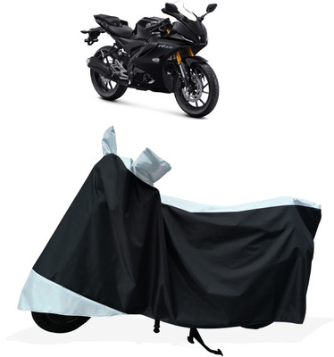 Tricway Two Wheeler Cover for Yamaha(YZF R15 BS6, White)