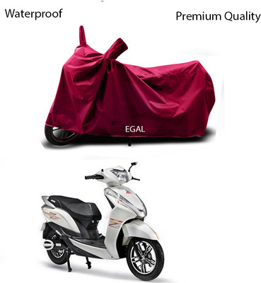 EGAL Waterproof Two Wheeler Cover for Ampere(Magnus, Maroon)