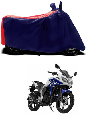 PAGORA Waterproof Two Wheeler Cover for Yamaha(Fazer-250 BS6, Red)