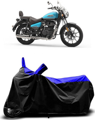 VESMEI Two Wheeler Cover for Royal Enfield(Meteor BS6, Blue)
