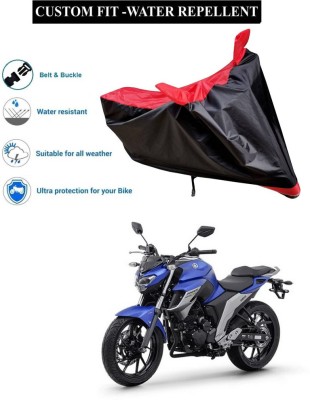 CODOKI Waterproof Two Wheeler Cover for Yamaha(Fazer, Red)