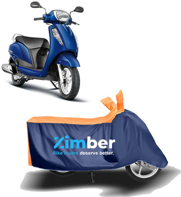 THE REAL ARV Two Wheeler Cover for Suzuki(Access 125, Orange, Blue)