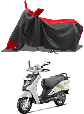 KEDIT Two Wheeler Cover for Hero(Duet 125CC, Red, Black)