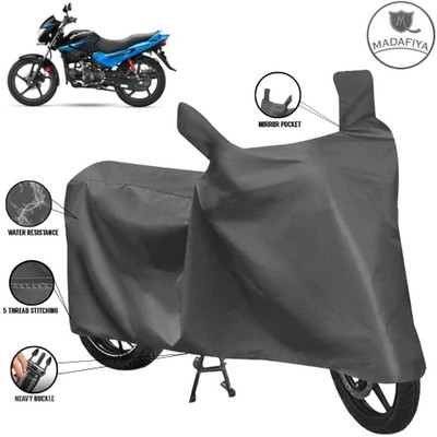 MADAFIYA Waterproof Two Wheeler Cover for Hero(Glamour, Grey)