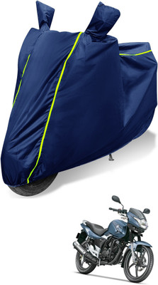 Auto Hub Waterproof Two Wheeler Cover for Suzuki(GS 150R, Blue)