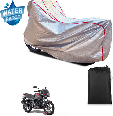 GOSHIV-car and bike accessories Waterproof Two Wheeler Cover for Bajaj(Pulsar 150, Silver)