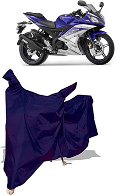 Amexride Two Wheeler Cover for Yamaha(YZF-R15 V2 BS6, Blue)