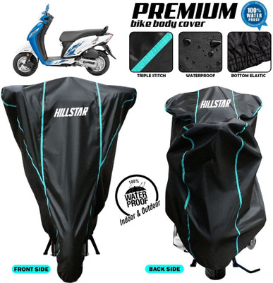 AutoGalaxy Waterproof Two Wheeler Cover for Honda(Activa 6G, Black)