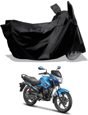 Amexride Two Wheeler Cover for Hero(Glamour FI, Black)