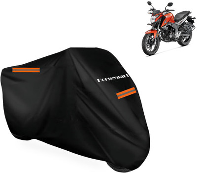 Horseyaart Waterproof Two Wheeler Cover for Honda(CB Hornet 160R, Black)