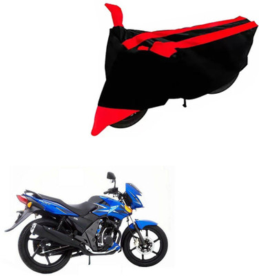 DeepShakshi AUTOMOTIVE Two Wheeler Cover for TVS(Flame SR125, Black, Red)