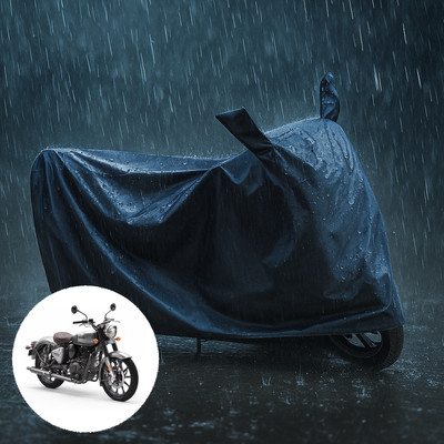 PAGORA Waterproof Two Wheeler Cover for Royal Enfield(Classic Gunmetal, Black)