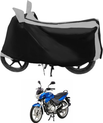 Euro Care Waterproof Two Wheeler Cover for Bajaj(Discover 150 f, Silver)