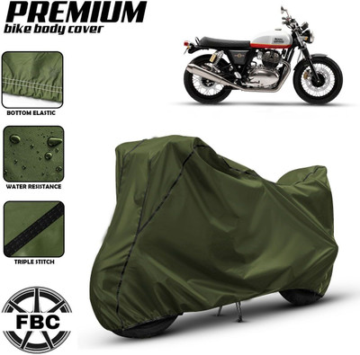 OliverX Waterproof Two Wheeler Cover for Royal Enfield(Interceptor 650, Green)