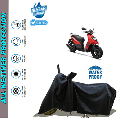 AutoGalaxy Waterproof Two Wheeler Cover for Aprilia(Storm 125, Black)