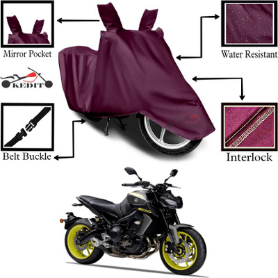 AASHTIK MART Two Wheeler Cover for Yamaha(MT 09 BS6, Maroon)