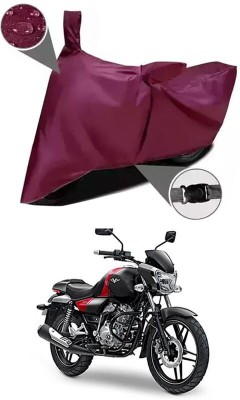 KEDIT Two Wheeler Cover for Bajaj(V15, Maroon)