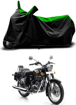 VESMEI Two Wheeler Cover for Royal Enfield(Electra, Green)
