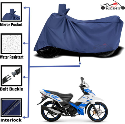 AASHTIK MART Two Wheeler Cover for TVS(Blue)
