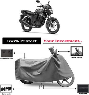 Amexride Two Wheeler Cover for Yamaha(SZ RR V2.0, Grey)