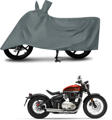 DeepShakshi AUTOMOTIVE Waterproof Two Wheeler Cover for Triumph(Bonneville Bobber, Grey)
