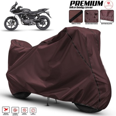 MADAFIYA Two Wheeler Cover for Bajaj(Pulsar 220F, Maroon, Black, Multicolor)