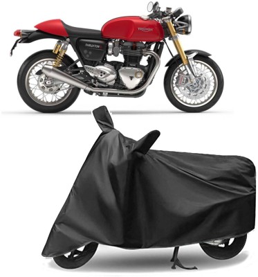 AUTO PEARL Two Wheeler Cover for Triumph(Thruxton 1200 R, Grey)