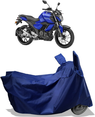 Amexride Two Wheeler Cover for Yamaha(FZ FI BS6, Blue)