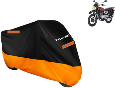 Horseyaart Waterproof Two Wheeler Cover for Bajaj(Boxer BM 150, Orange)