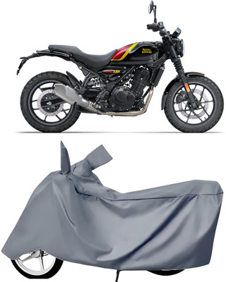 BbcMart Waterproof Two Wheeler Cover for Royal Enfield(Classic Gunmetal BS6, Grey)