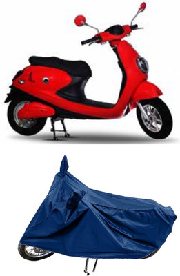 SPECTUS Two Wheeler Cover for Techo Electra(Emerge, Blue)