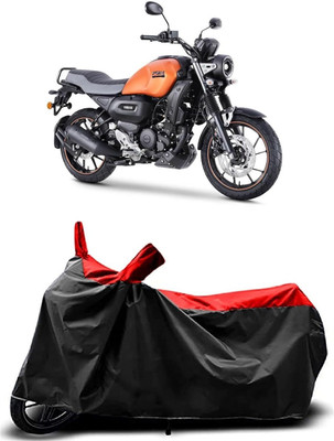 KEDIT Two Wheeler Cover for Yamaha(FZ FI BS6, Red, Black)