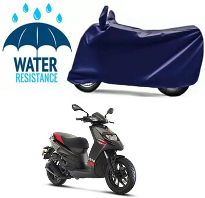 Mdstar Waterproof Two Wheeler Cover for Aprilia(Storm 125, Blue)