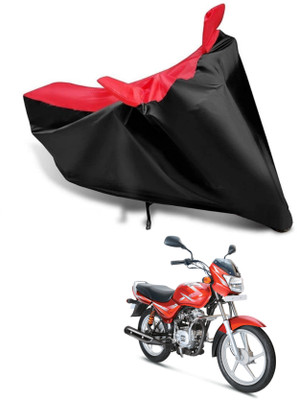 KEDIT Two Wheeler Cover for Bajaj(CT 125X, Red, Black)