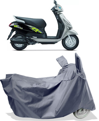 Amexride Two Wheeler Cover for Suzuki(Swish 125, Grey)
