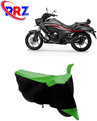 RRZ Waterproof Two Wheeler Cover for Suzuki(Intruder, Black, Green)