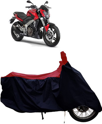 KEDIT Two Wheeler Cover for Bajaj(Pulsar 250, Red, Black)