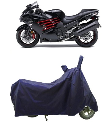 Coxtor Waterproof Two Wheeler Cover for Kawasaki(Ninja ZX-14R, Blue)