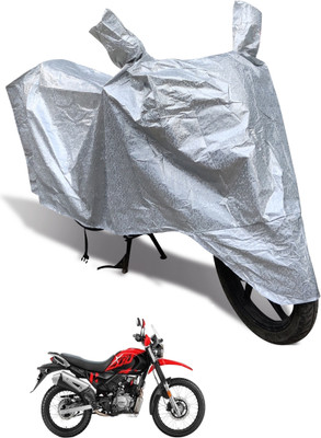 MOCKHE Waterproof Two Wheeler Cover for Hero(Xpulse 200T, Silver)