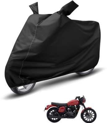 Auto Hub Waterproof Two Wheeler Cover for JAWA(42, Black)
